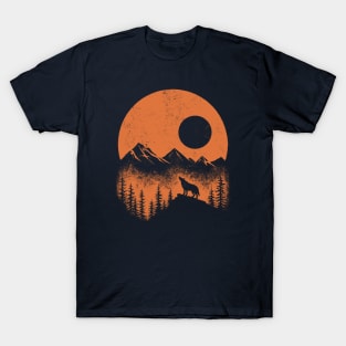 Grungy Wolf T-Shirt